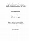 Research paper thumbnail of Karampampas, S. (2017), "How has the phenomenon of revolutionary groups been resilient in Greece? A relational study of two contentious episodes (1965 – 2002)." PhD Thesis. University of Sheffield, Sheffield, UK.