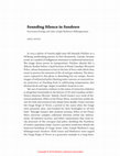Research paper thumbnail of Sounding Silence in Sundown: Survivance Ecology and John Joseph Mathews' Bildungsroman