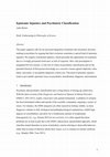 Research paper thumbnail of Epistemic Injustice and Psychiatric Classification