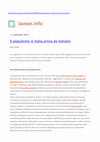 Research paper thumbnail of Il populismo in Italia arriva da lontano-Lavoce.info-2018