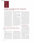 Research paper thumbnail of Bridges, Tristan and Jesse M. Philbin (2019) - Gender Convergence over "Cheap Sex".pdf