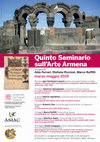 Research paper thumbnail of Quinto Seminario sull'Arte Armena a cura di Aldo Ferrari, Stefano Riccioni, Marco Ruffilli, marzo-maggio 2019