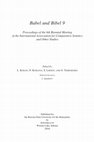 Research paper thumbnail of Proto-Indo-European and Proto-Semitic root incompatibilities: a new typological approach
