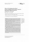 Research paper thumbnail of What Are You Thinking About Where? Syntactic Ambiguity between Abstract Arguments and Concrete Adjuncts in Hungarian, Modulated by Concreteness