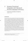 Research paper thumbnail of Systemic Functional Linguistics and Advanced Second Language Proficiency