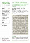 Research paper thumbnail of Using features of a Creole language to reconstruct population history and cultural evolution: tracing the English origins of Sranan