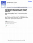 Research paper thumbnail of Informal urban regeneration as a way out of the crisis? Airbnb in Athens and its effects on space and society [Urban Research & Practice]