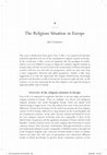 Research paper thumbnail of The Religious Situation in Europe