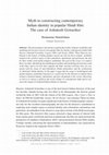 Research paper thumbnail of Myth in Constructing Contemporary Indian Identity in Popular Hindi Film: the Case of Ashutosh Gowariker