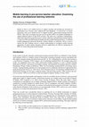 Research paper thumbnail of Kearney, M., & Maher, D. (2019). Mobile learning in pre-service teacher education: 
Examining the use of professional learning networks. Australian Journal of Educational 
Technology, 35(1), 135-158