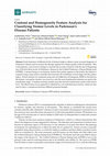 Research paper thumbnail of Contrast and Homogeneity Feature Analysis for Classifying Tremor Levels in Parkinson's Disease Patients