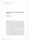PDF) Reconstructing Classic Maya Economic Systems: Production and