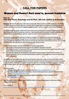 Research paper thumbnail of CALL FOR PAPERS_ TAG 2019_Women and Power? Past wom*n, present feminism
