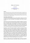Research paper thumbnail of Rights and Civilizations