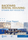 Research paper thumbnail of Backyard rental housing: Dynamic but neglected