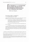Research paper thumbnail of EL DESARROLLO Y LA COLONIALIDAD DEL PODER. ANÁLISIS DE DOS EXPERIENCIAS AGROECOLÓGICAS DE LA PROVINCIA DEL CHACO