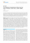 Research paper thumbnail of The Published Archaeobotanical Data from the Indus Civilisation, South Asia, c.3200–1500BC