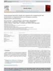 Research paper thumbnail of Using national electronic health care registries for comparing the risk of psychiatric re-hospitalisation in six European countries: Opportunities and limitations