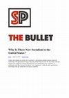 Research paper thumbnail of Why Is There Now Socialism in the United States?