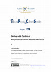 Research paper thumbnail of Online with Garfinkel Essays on social action in the online-offline nexus