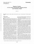 Research paper thumbnail of Migration Studies: A 21st Century Scholarship Shaping Human and Planetary Health