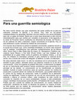 Research paper thumbnail of Umberto Eco - Para una guerrilla semiológica