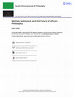 PDF) ANTHOLOGY OF AUTHENTIC AFRICAN PHILOSOPHY: A
