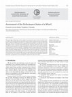 Research paper thumbnail of Assessment of the Performance Status of a Wharf