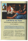 Research paper thumbnail of Call Me by My Name: Self, Romance, and Fidelity in Chemmeen