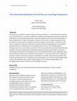 Research paper thumbnail of The Internationalization of Creativity as a Learning Competence