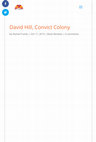 Research paper thumbnail of Book Review: Convict Colony, written by David Hill