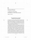 Research paper thumbnail of Personal Theory: A Method for Humanities Scholarship in a New Media Moment