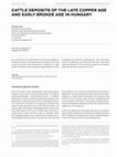 Research paper thumbnail of Cattle deposits of the Late Copper Age and Early Bronze Age in Hungary