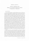 Research paper thumbnail of «Il Vespro» di Bartolomeo Tasio. Dialogo su un’ignota commedia cinquecentesca intitolata «Il Negromante de’ Negromanti» . Introduzione, edizione e commento, «Per leggere», 8 (2005), pp. 111-171