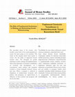 Research paper thumbnail of International Journal of Human Studies The Role of Fundamental Institutions in Making and Maintaining Gender Mainstreaming Toplumsal Cinsiyetin Yaratılması ve Sürdürülmesinde Temel Kurumların Rolü
