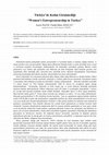 Research paper thumbnail of Türkiye’de Kadın Girişimciliği “Women’s Entrepreneurship in Turkey”