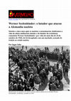 Research paper thumbnail of Werner Seelenbinder: o lutador que atacou a Alemanha nazista (Jacobin Brasil)