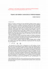 Research paper thumbnail of Chamoreau, C. 2019. Equative and similative constructions in Chibchan languages. Faits de Langues-Journal of Language Diversity 50(1). 157-174.