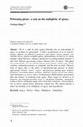 Research paper thumbnail of Performing piracy: a note on the multiplicity of agency