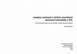 Research paper thumbnail of Analýza možností a širších souvislostí prevence kriminality v SVL