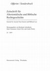 Research paper thumbnail of Markl, Dominik, The Decalogue and Deuteronomistic Deuteronomy. Eckart Otto, Deuteronomium 1–11. Zweiter Teilband, HThK.AT Freiburg u.a. 2012, in: Zeitschrift für Altorientalische und Biblische Rechtsgeschichte 25 (2019) 299–304.