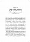 Research paper thumbnail of Exiting Private Property. On the Interstitial Terrain of Becoming Communards