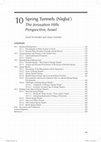 Research paper thumbnail of Spring Tunnels (Niqba') The Jerusalem Hills Perspective, Israel