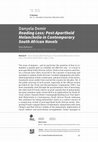 Research paper thumbnail of Review of "Reading Loss: Post-Apartheid Melancholia in Contemporary South African Novels" by Danyela Demir