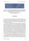Research paper thumbnail of Review of "Frances Elliot and Italy. Writing Travel, Writing the Self" by Silvia Antosa