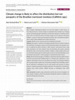 Research paper thumbnail of Climate change is likely to affect the distribution but not parapatry of the Brazilian marmoset monkeys (Callithrix spp