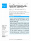 Research paper thumbnail of Distributed under Creative Commons CC-BY 4.0 Planning protected areas network that are relevant today and under future climate change is possible: the case of Atlantic Forest endemic birds
