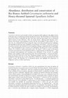 Research paper thumbnail of Abundance, distribution and conservation of Rio Branco Antbird Cercomacra carbonaria and Hoary-throated Spinetail Synallaxis kollari