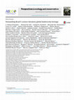 Research paper thumbnail of Policy Forums Dismantling Brazil's science threatens global biodiversity heritage