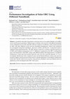 Research paper thumbnail of Performance Investigation of Solar ORC Using Different Nanofluids